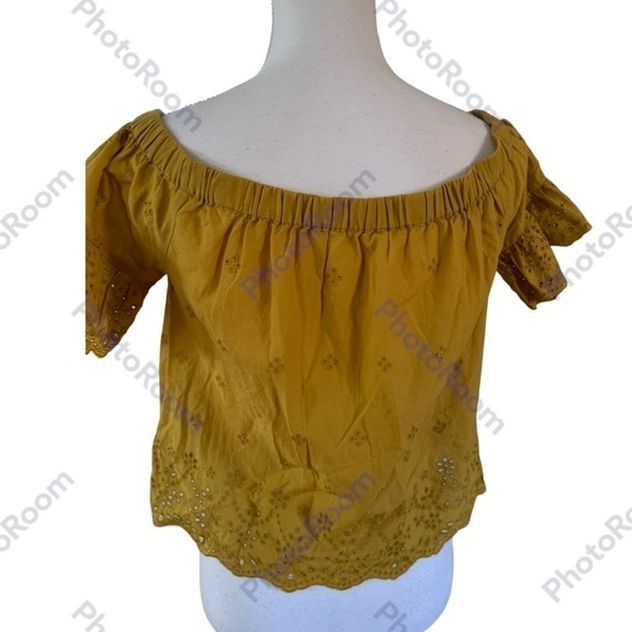 Madewell Eyelet off the shoulder top size XS - Picture 6 of 8
